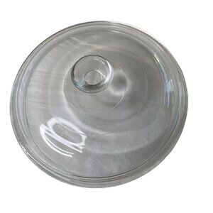 Pirex Glass Pot Lid Replacement Clear Dish Top Round 7 in 622 A-18 u